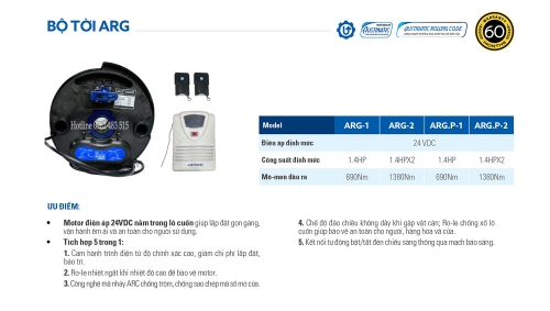 Motor cửa cuốn ARG